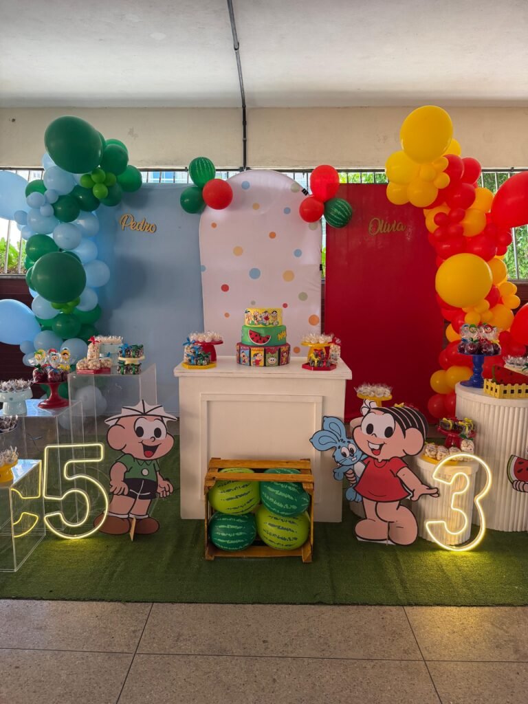 Decoração de festa infantil Matinho Verde 8