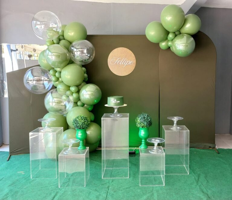 Decoração de aniversário Matinho Verde 10