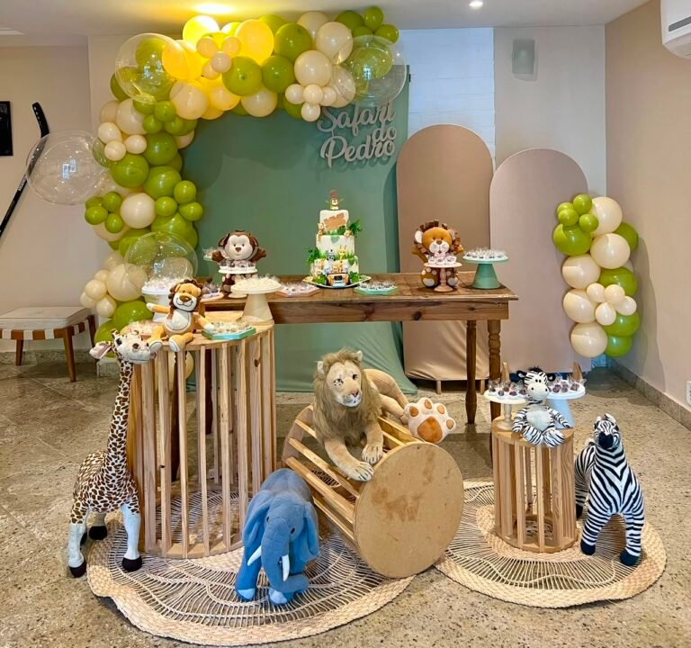 Decoração de festa infantil Matinho Verde 37