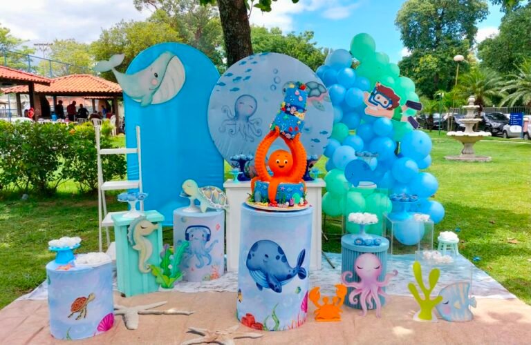 Decoração de festa infantil Matinho Verde 47