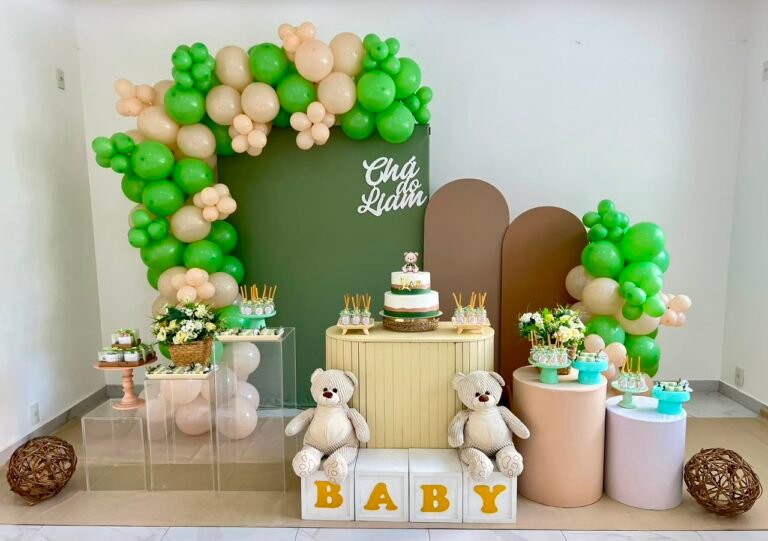 Decoração de festa infantil Matinho Verde 55