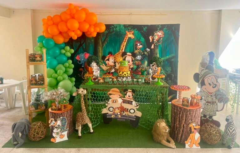 Decoração de festa infantil Matinho Verde 63