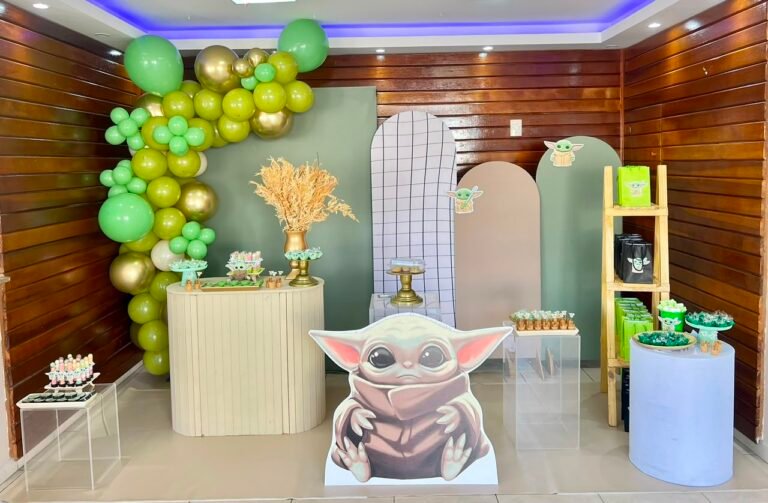 Decoração de festa infantil Matinho Verde 76