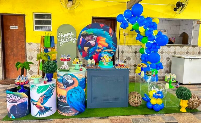 Decoração de festa infantil Matinho Verde 78